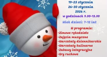 Kreatywne ferie zimowe w Przasnyszu. MDK zaprasza dzieci na bezpłatne zajęcia