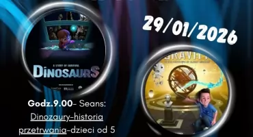 Kino sferyczne na zakończenie ferii. Biblioteka w Krzynowłodze Małej zaprasza dzieci