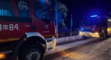 Pożar domu jednorodzinnego w Przasnyszu. Interweniowała straż