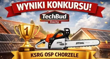 Strażacy z Chorzel triumfują w konkursie TechBud Dachy. Piła STIHL trafi do działań ratowniczych
