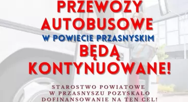 Powiat Przasnyski uratował przewozy autobusowe – dodatkowe środki już przyznane!