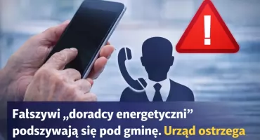 Fałszywi „doradcy energetyczni” podszywają się pod gminę. Urzędnicy ostrzegają mieszkańców