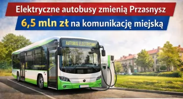 Elektryczne autobusy zmienią Przasnysz. Miasto walczy o 6,5 mln zł na komunikację miejską