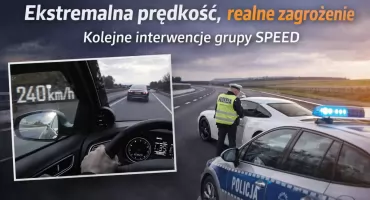 Ekstremalna prędkość, realne zagrożenie. Kolejne interwencje grupy SPEED