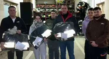 Strażacy z Chorzel wsparli jednostkę w Duczyminie. Przekazano ubrania specjalne