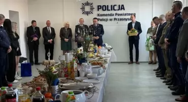 Wielkanocne spotkanie w przasnyskiej komendzie. Czas życzeń, refleksji i wspólnoty