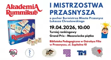 Rummikub wchodzi na turniejowy poziom. Przasnysz zaprasza na mistrzostwa z rangą wojewódzką