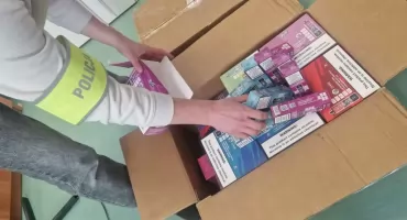 Nielegalne e-papierosy w rękach policji. Straty mogły sięgnąć dziesiątek tysięcy złotych