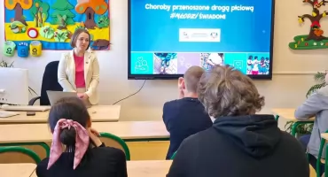 Świadoma młodzież to zdrowa przyszłość. Edukacyjne spotkania w Przasnyszu