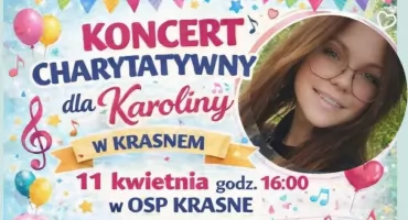 Koncert, który jednoczy serca. Krasne zagra dla Karoliny