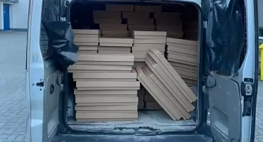 Nielegalny transport zatrzymany pod Przasnyszem. Straty mogły sięgnąć pół miliona złotych