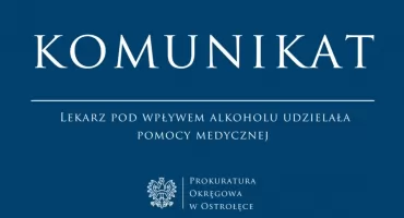 Lekarka pod wpływem alkoholu przyjmowała pacjentów. Prokuratura bada sprawę z Pułtuska