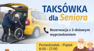 Taksówka dla Seniora rusza. Nowa usługa wsparcia w codziennym funkcjonowaniu