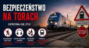 Tragedia na torach w Ciechanowie. 40-latek potrącony przez pociąg