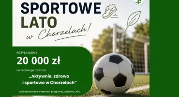 Sportowe lato w Chorzelach. Orlik zamieni się w centrum aktywności dla mieszkańców