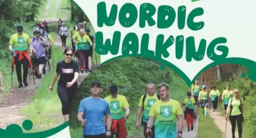 „Majowy Nordic Walking” w Przejmach. Aktywnie, rodzinnie i na świeżym powietrzu