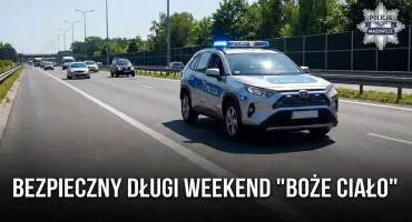 Więcej patroli na drogach podczas długiego weekendu. Policja zapowiada wzmożone kontrole