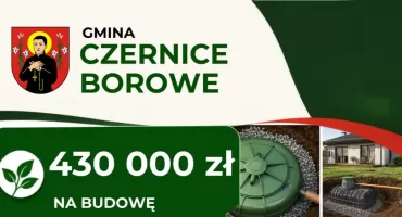 Powstaną nowe przydomowe oczyszczalnie ścieków. Gmina Czernice Borowe z dofinansowaniem