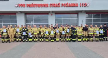 Nowi strażacy gotowi do służby. Zakończyło się szkolenie podstawowe druhów OSP w powiecie przasnyskim