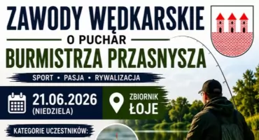 Wędkarze powalczą o Puchar Burmistrza Przasnysza. Zawody już 21 czerwca nad zbiornikiem Łoje