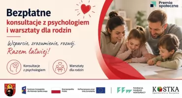 Bezpłatna pomoc psychologa i warsztaty dla rodzin. GOPS w Czernicach Borowych zaprasza mieszkańców