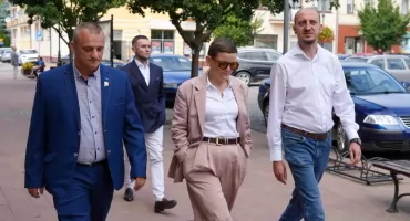 Minister Kultury Marta Cienkowska z wizytą w Przasnyszu. Rozmowy o rozwoju lokalnej kultury