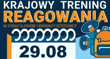 Alarm może uratować życie. W Jednorożcu odbędzie się trening reagowania na sygnały alarmowe