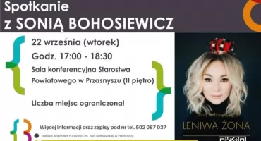 Sonia Bohosiewicz spotka się z mieszkańcami Przasnysza. Opowie o aktorstwie i życiu za kulisami
