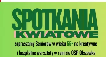 Kwiatowe warsztaty w Olszewce. Seniorzy zapraszają na kreatywne spotkania