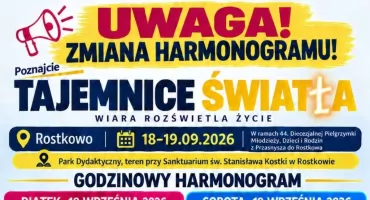 Zmiana godzin warsztatów w Rostkowie. Organizatorzy opublikowali nowy harmonogram
