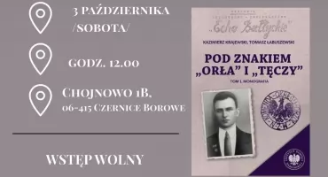 Historia podziemia niepodległościowego na północnym Mazowszu. Spotkanie autorskie w Chojnowie