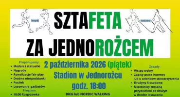 Sztafeta za Jednorożcem już 2 października. Będzie ruch, rywalizacja i dobra zabawa