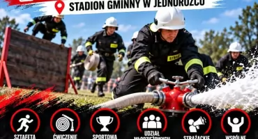 Strażacka rywalizacja w Jednorożcu. Drużyny OSP i MDP zmierzą się na stadionie