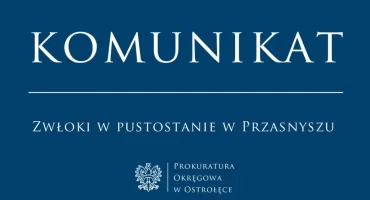 Zabójstwo w Przasnyszu. Dwaj podejrzani z zarzutami i aresztem