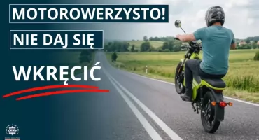 Motorowerzyści na drodze. Policja apeluje o ostrożność i przypomina o zasadach
