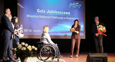 Przasnyska biblioteka ma już 80 lat. Jubileusz świętowano podczas uroczystej gali