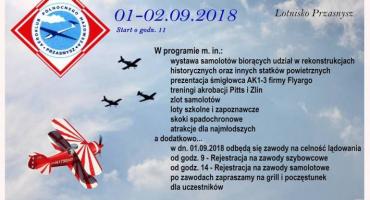 Przasnyskie spotkania lotnicze 2018 - zaproszenie