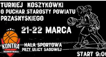 Turniej koszykówki o Puchar Starosty Przasnyskiego - zaproszenie